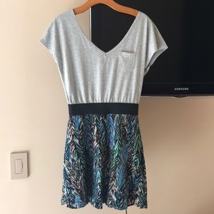 NWOT T-shirt dress with banded waist. ❤️❤️